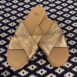 Ugg Rose Gold Sandals
